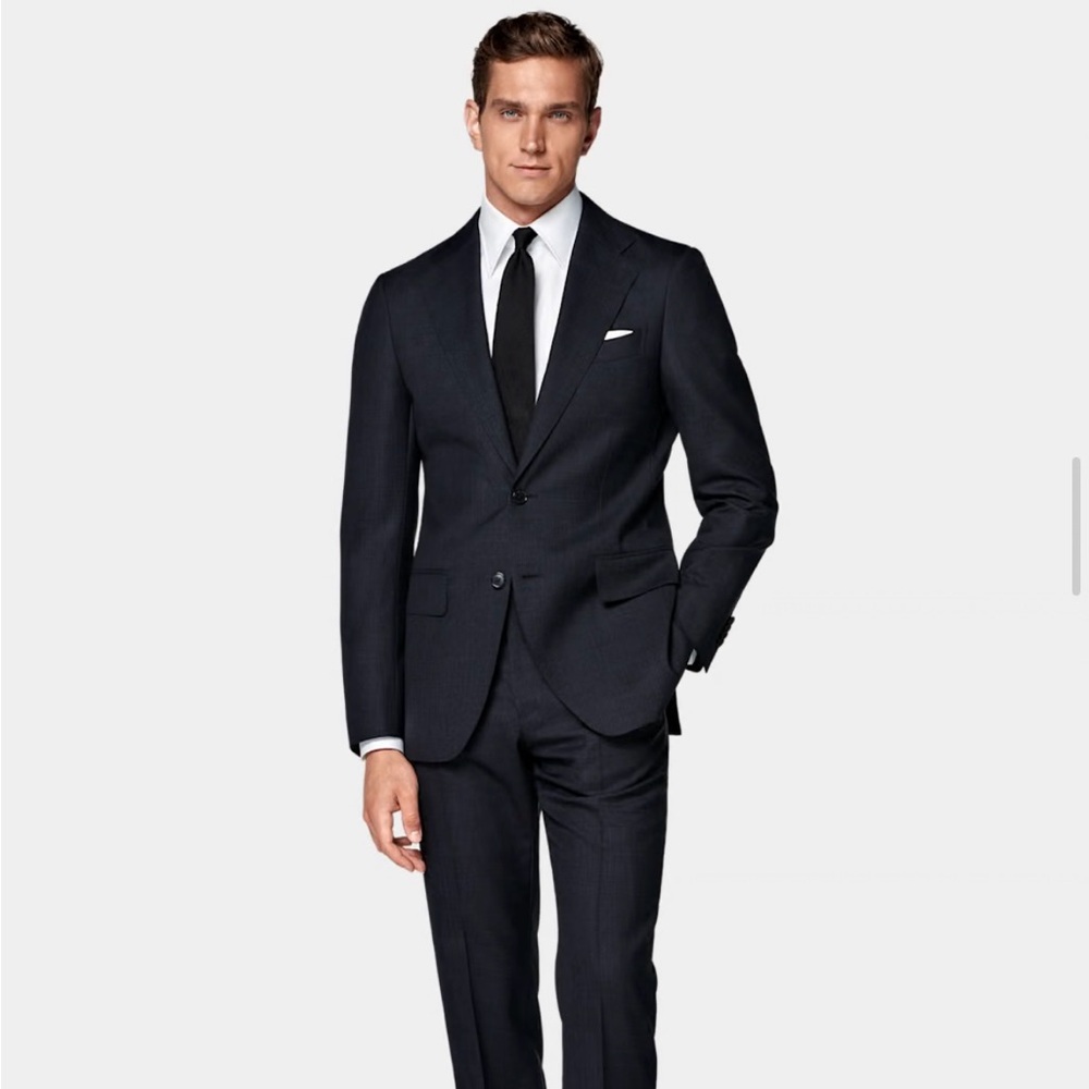 Suit supply Navy Perennial Tailored Fit Havana Suit